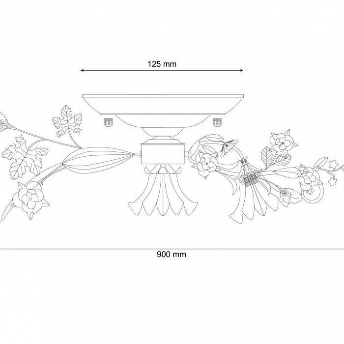 Люстра Lucia Tucci Fiori di rose 109.8.1